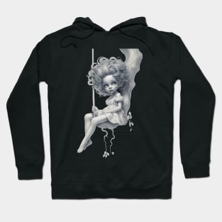 swinging girl Hoodie